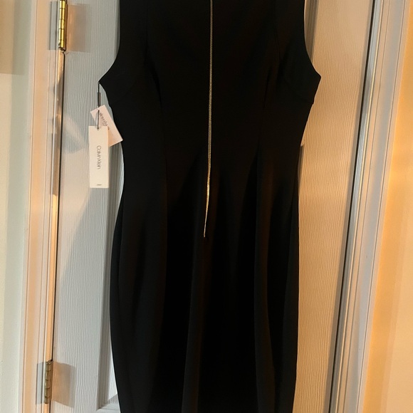 Elegant Black Sleeveless Dress - Picture 2 of 4